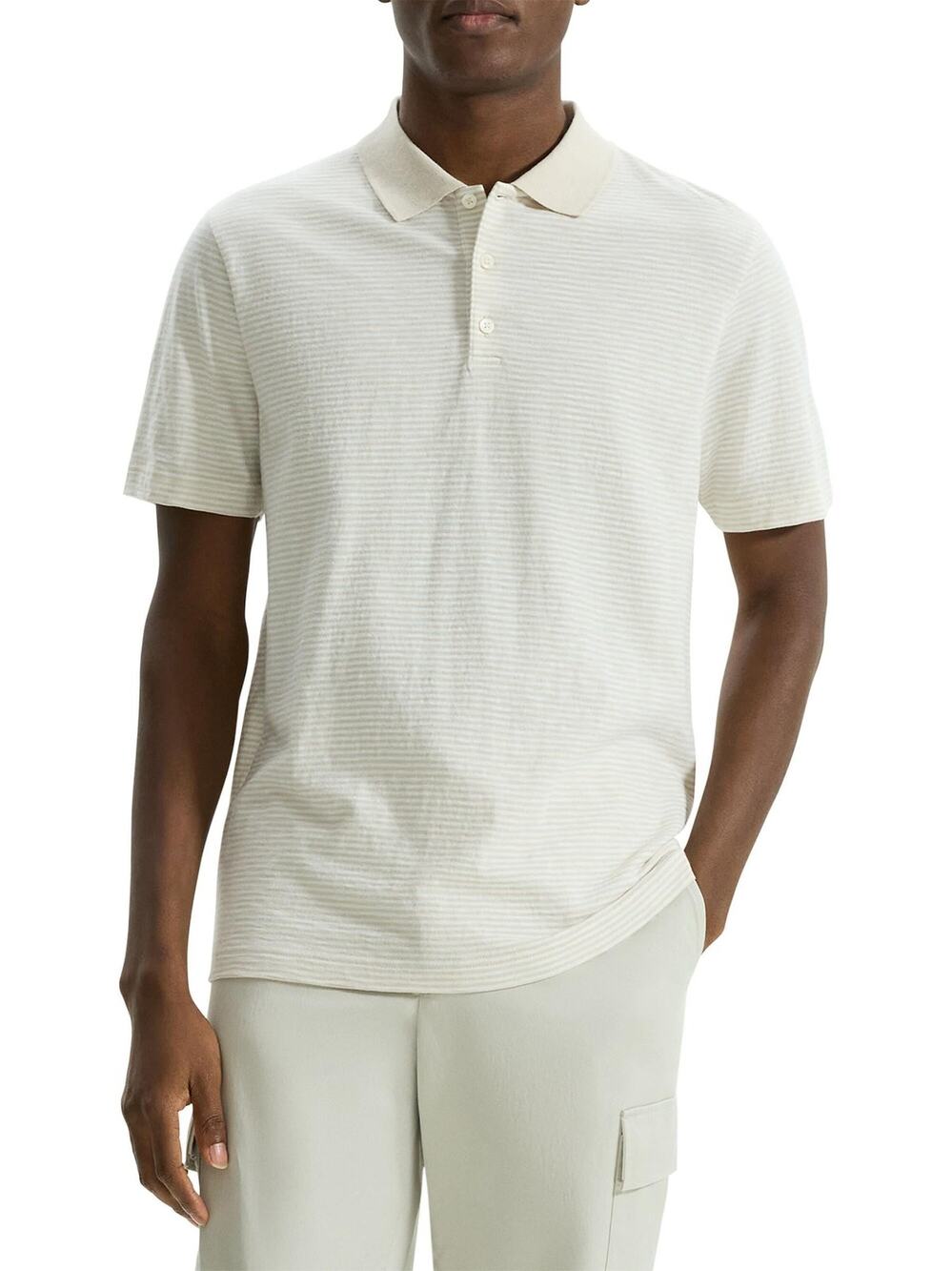 Theory Bron Polo Shirt In Cosmos - M